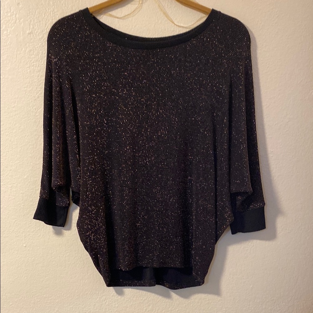 Elegant Black and Gold Women's Dress